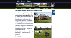 Desktop Screenshot of hollyhedgefarm.co.uk