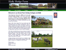 Tablet Screenshot of hollyhedgefarm.co.uk